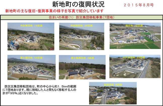 新地町の復興状況2015年8月号PDFの画像