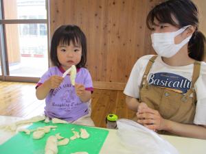 小麦粉粘土で遊んでみたよ！