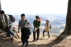 鹿狼山登山ｗｉｔｈ明大生